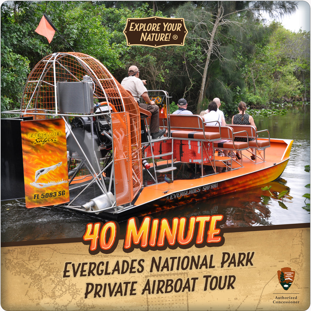 Everglades National Park Private Airboat Tour - 40 Minute